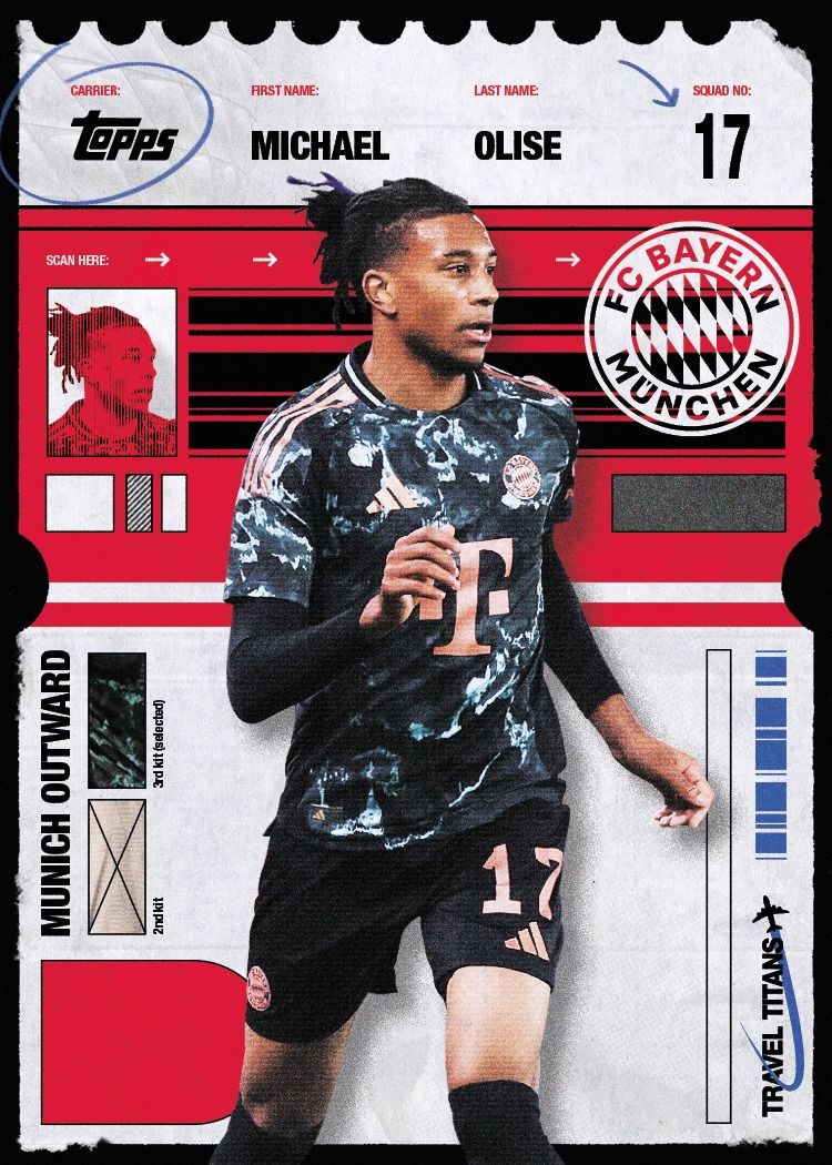 Topps Soccer Clubs Sets: FC Bayern Munchen 2024/25 - Team Set