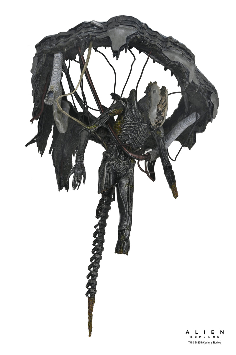 NECA Figura de Accion: Alien Romulus - Xenomorfo XX121 de laboratorio suspendido Deluxe 7 Pulgadas