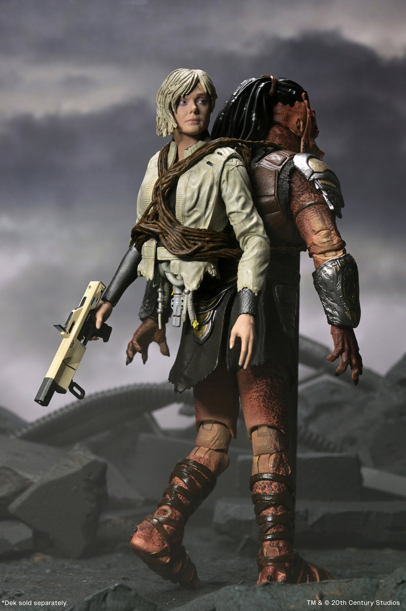 NECA Figura de Accion Ultimate: Depredador Tierras Salvajes - Thia y Bud 7 Pulgadas