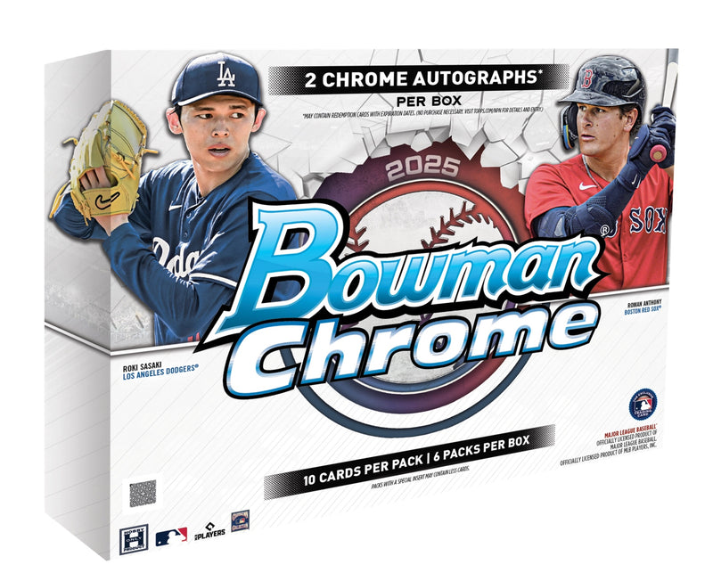 Topps: Topps 2025 Bowman Chrome Baseball - Hobby Box