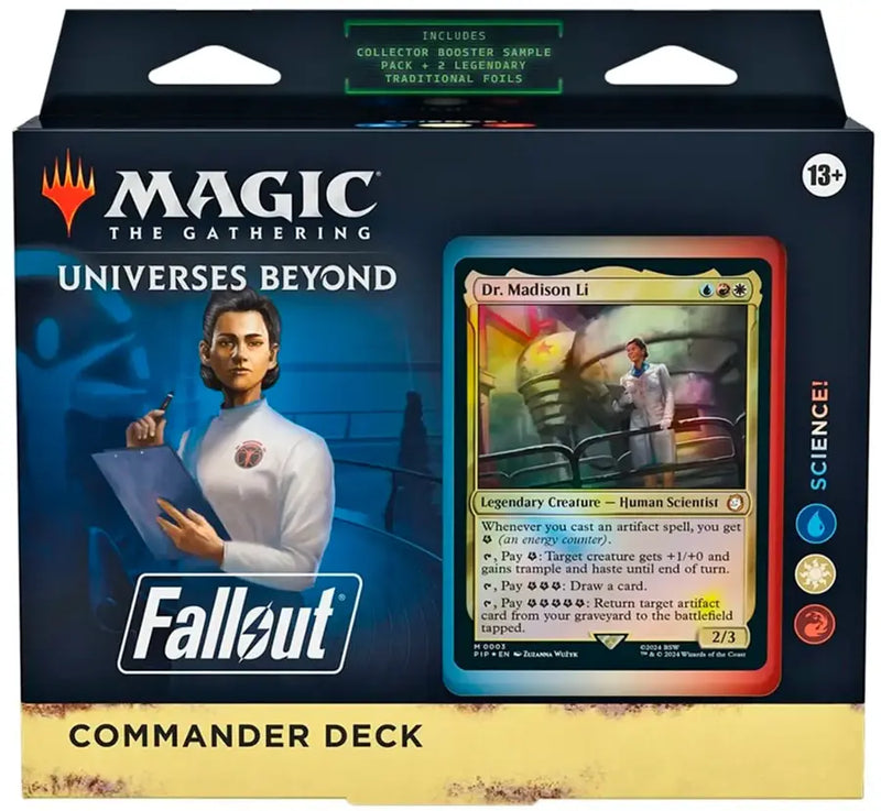 Magic The Gathering: Fallout - Commander Deck 3 - Science (Blue/Red/White) En Ingles