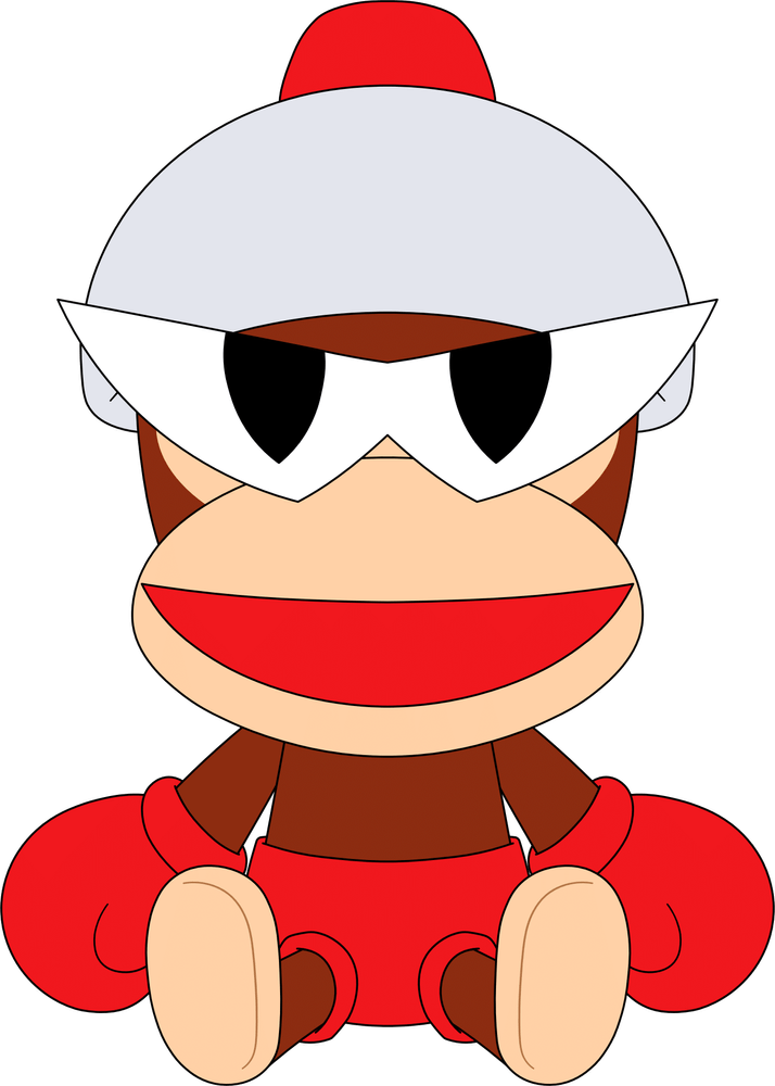 Youtooz Plush: Ape Escape - Red Shorts Peluche 9 Pulgadas 