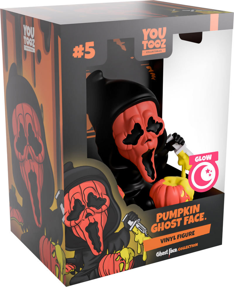Youtooz Movies: Ghost Face - Ghost Face con Mascara de Calabaza Glow