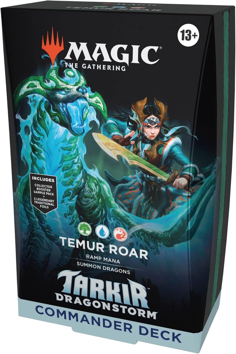 Magic The Gathering: Tarkir Dragonstorm - Commander Temur Roar SD5 En Ingles