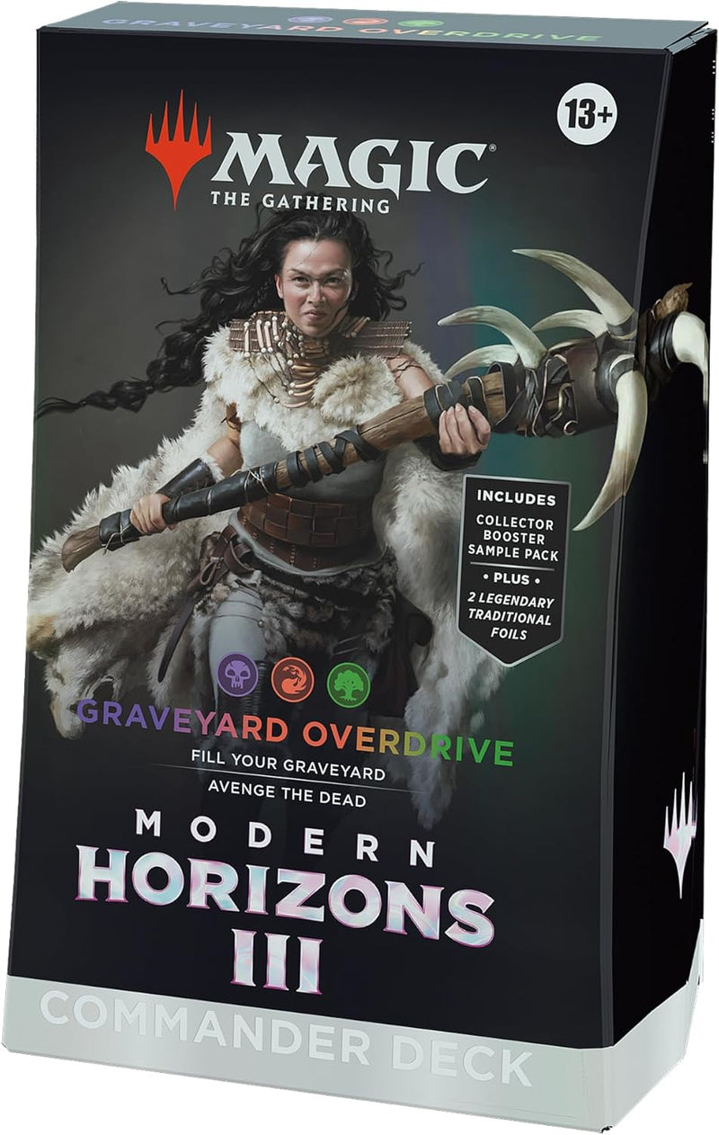 Magic The Gathering: Modern Horizons 3 - Commander Deck 1  Graveyard Overdrive (Black/Red/Green) En Ingles