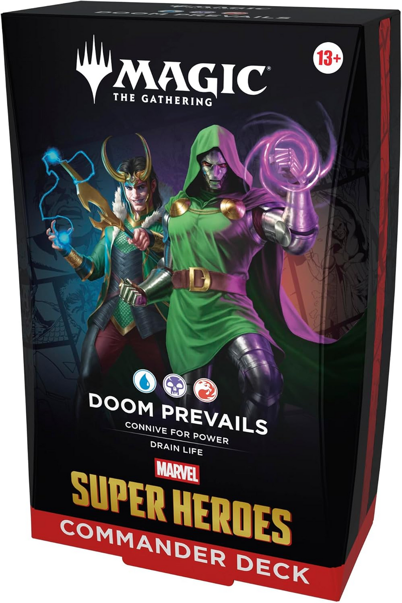 Magic The Gathering: Marvel Super Heroes - Commander Deck Doom Prevails en Ingles