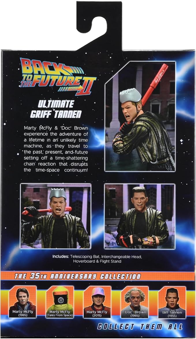 NECA Figura de Accion Ultimate: Volver al Futuro Part 2  - Griff 7 Pulgadas