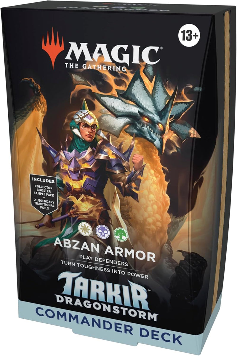 Magic The Gathering: Tarkir Dragonstorm - Commander Abzan Armor SD1 En Ingles
