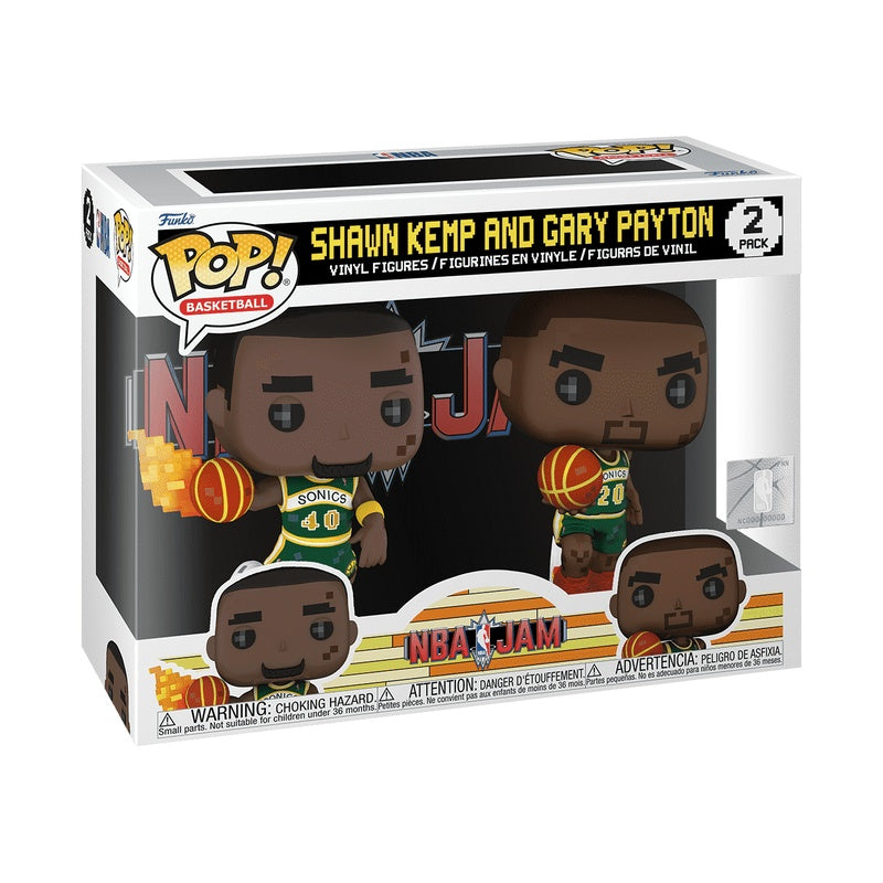 Funko Pop 8Bit: NBA JAM - Seattle Sonics 2 Pack