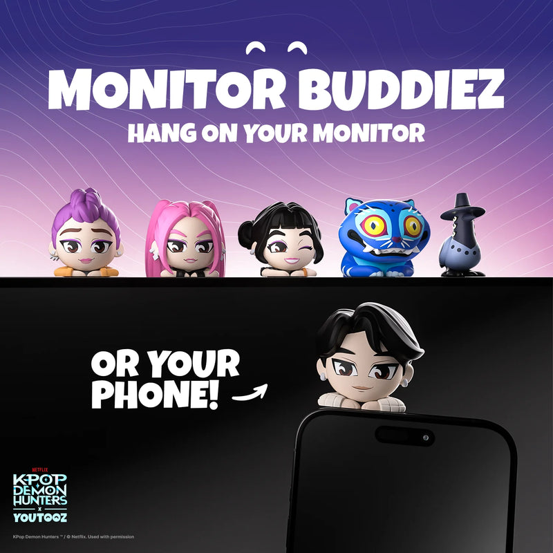 Youtooz Monitor Buddiez: KPop Demon Hunters - Mira y Zoe