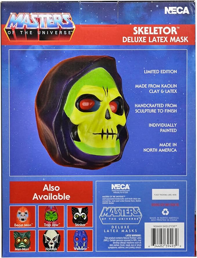 NECA Prop Replica: Amos del Universo Classic He Man - Skeletor Mascara Replica