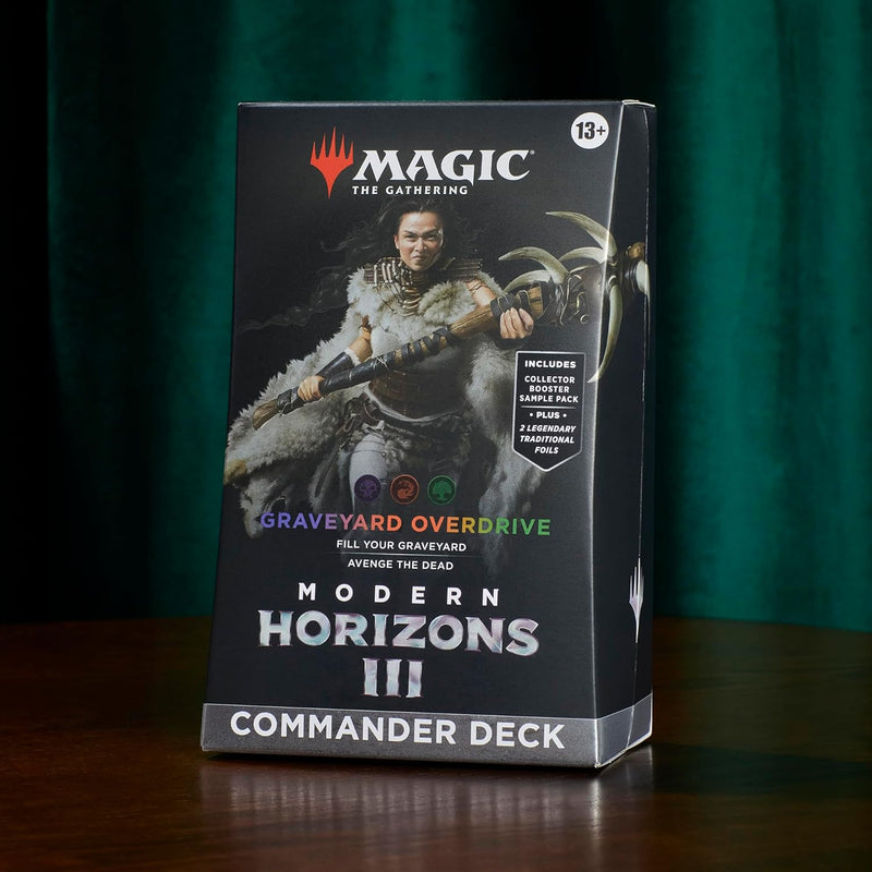 Magic The Gathering: Modern Horizons 3 - Commander Deck 1  Graveyard Overdrive (Black/Red/Green) En Ingles