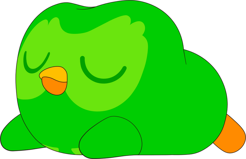 Youtooz Plush: Duolingo - Duo durmiendo Peluche 16 Pulgadas
