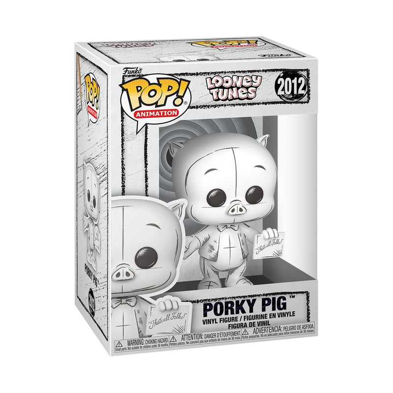 Funko Pop Animation: Looney Tunes Sketch - Porky