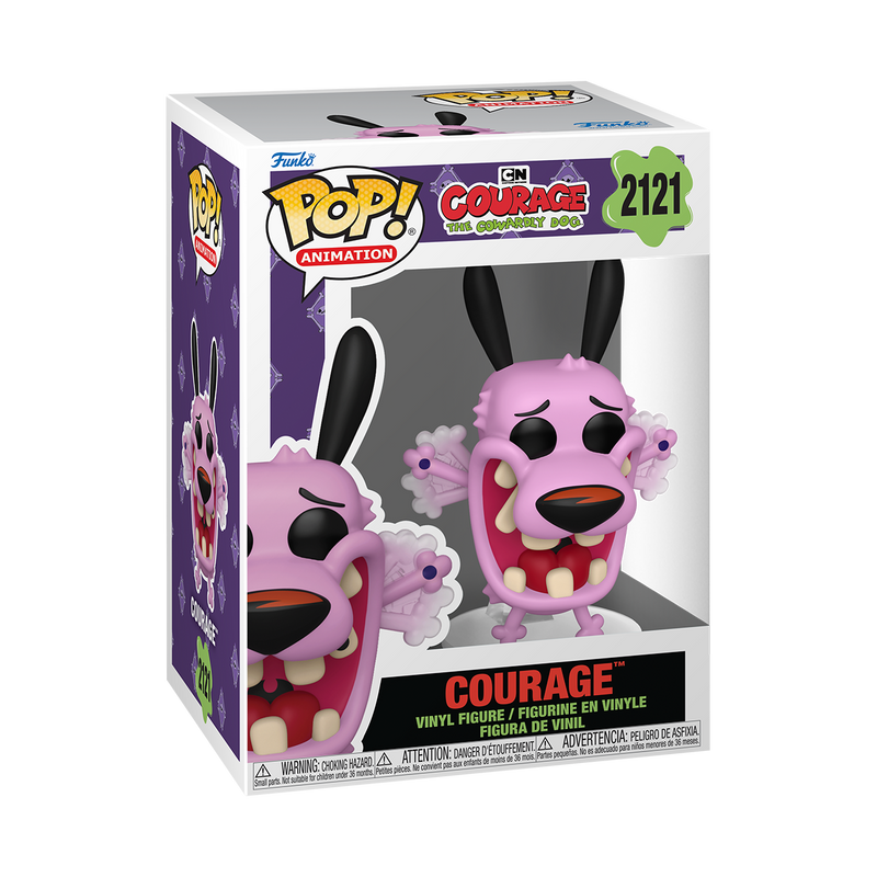 Funko Pop Animation: Coraje el perro cobarde - Coraje asustado