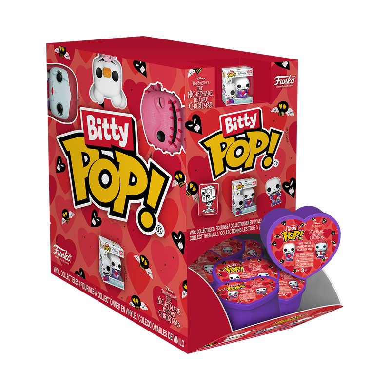 Funko Mystery Bitty Pop: Disney Mundo De Jack San Valentin - Unitario