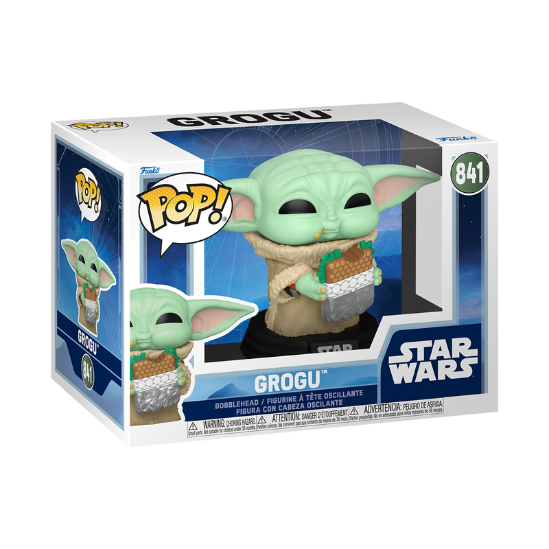 Funko Pop Star Wars: The Mandalorian y Grogu - Grogu con comida