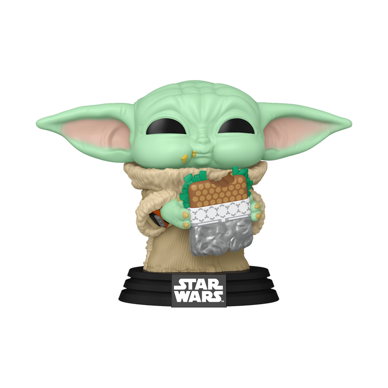 Funko Pop Star Wars: The Mandalorian y Grogu - Grogu con comida