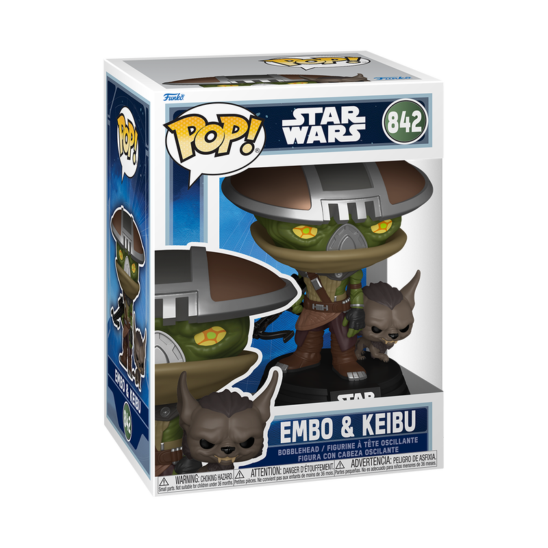 Funko Pop & Buddy: Star Wars The Mandalorian y Grogu - Embo y Keibu