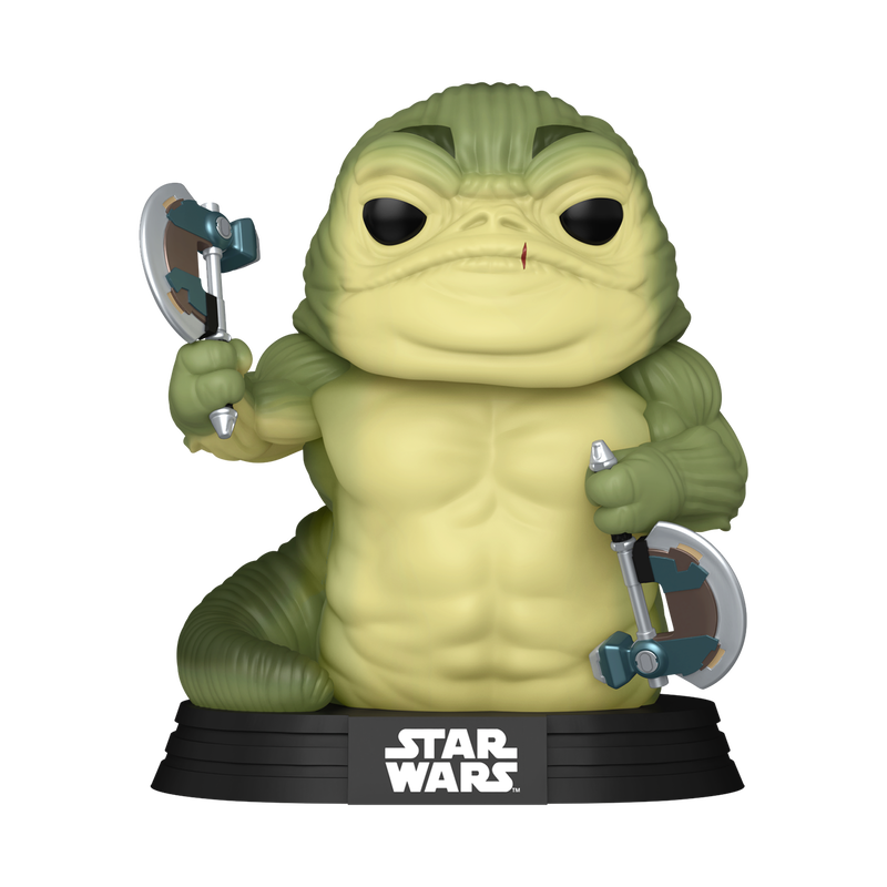 Funko Pop Star Wars: The Mandalorian y Grogu - Rotta the Hutt