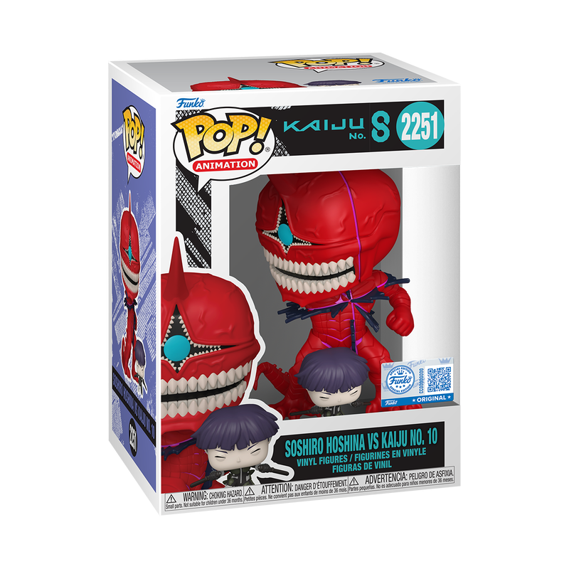 Funko Pop Animation: Kaiju No 8 - Hoshina vs Kaiju No10 Exclusivo