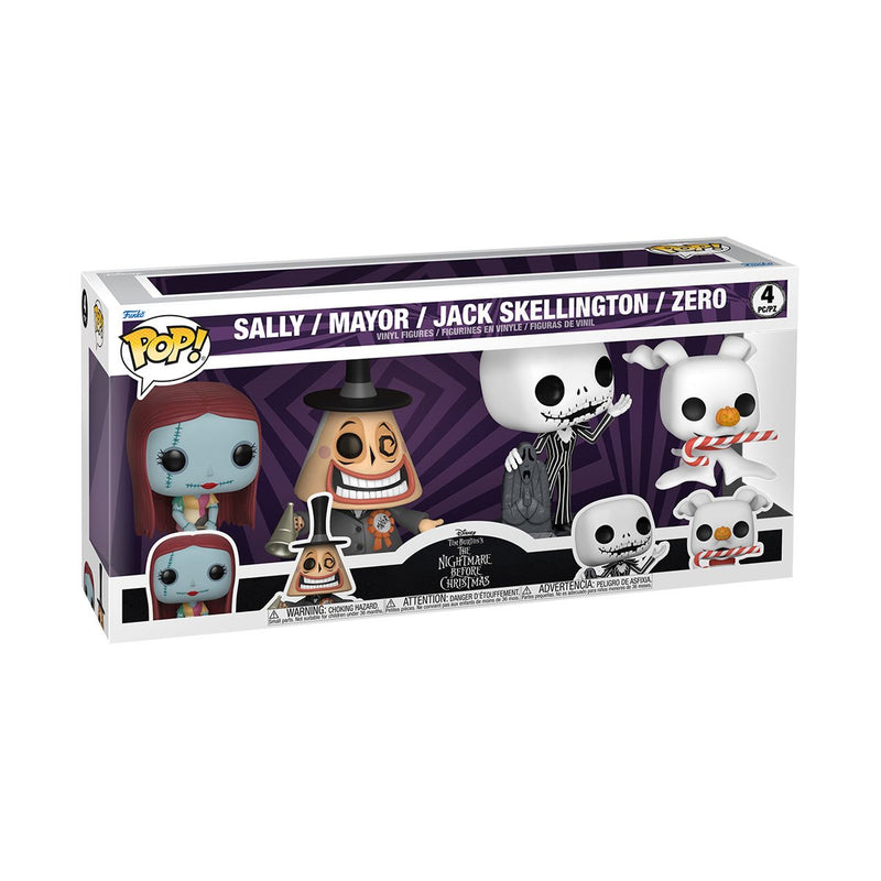 Funko Pop Disney: Mundo de Jack - Personajes 4 Pack