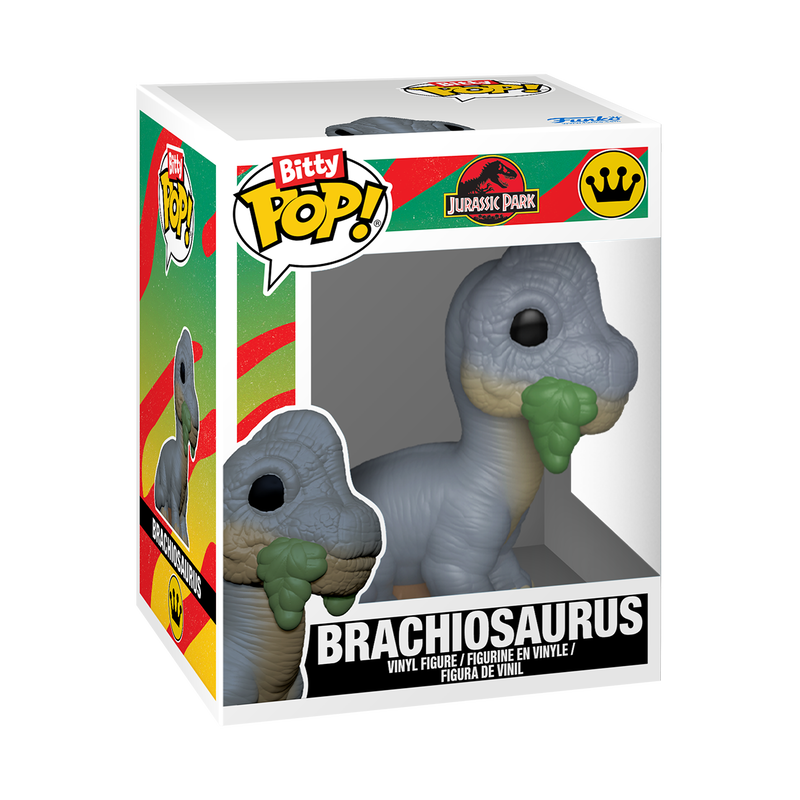 Funko Bitty Pop: Jurassic Park - Raptor y Brachiosaurus 2 Pack