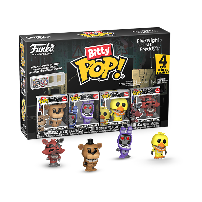Funko Bitty Pop 4pk: Five Nights at Freddys - Withered