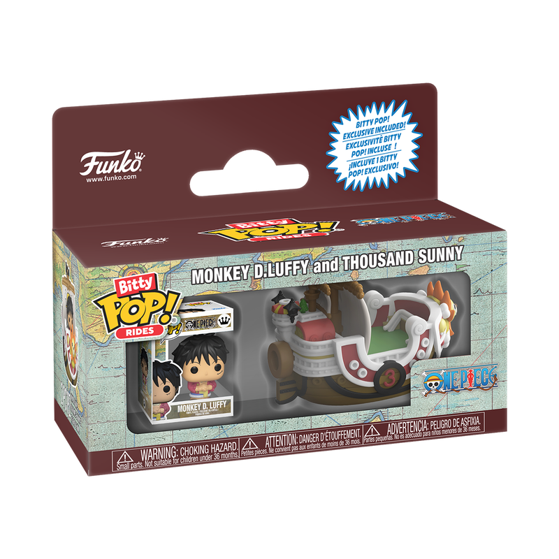 Funko Bitty Pop Ride: One Piece - Thousand Sunny con Luffy