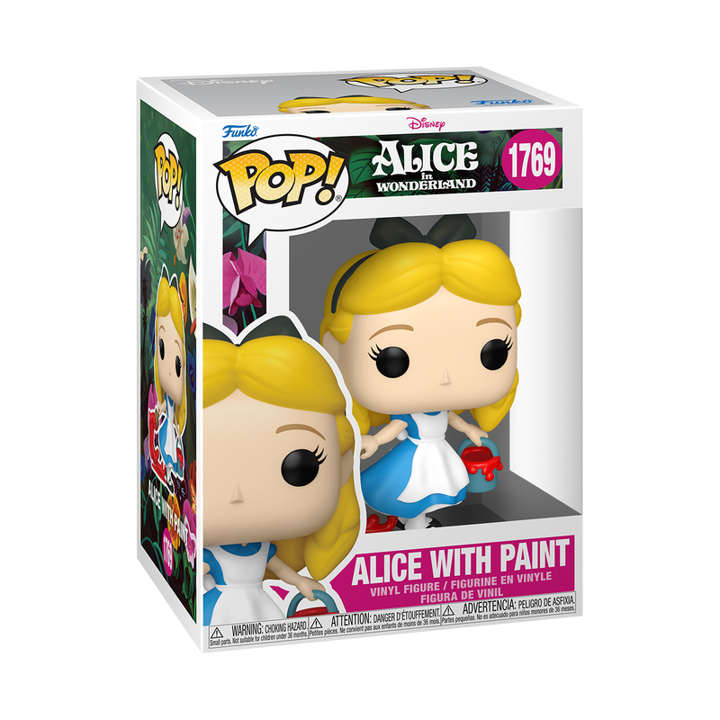 Funko Pop Disney : Alicia en el Pais de las Maravillas - Alicia con pintura