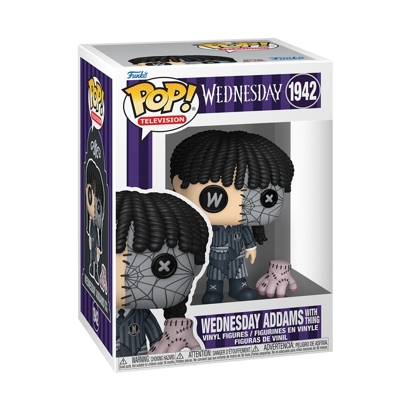 Funko Pop & Buddy: Patchwork Wednesday - Merlina y Dedos