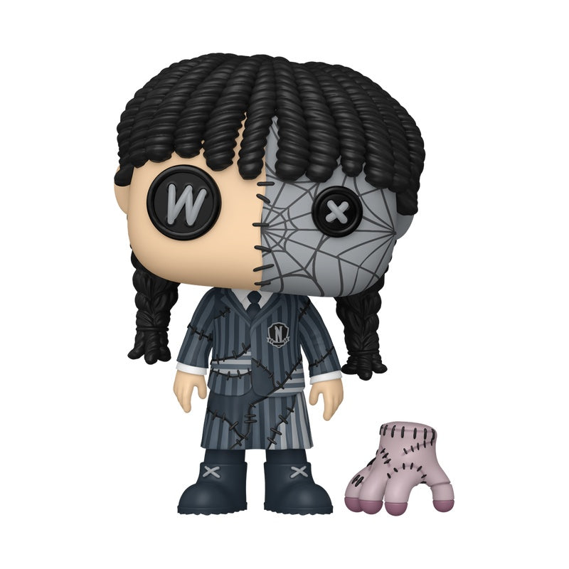 Funko Pop & Buddy: Patchwork Wednesday - Merlina y Dedos