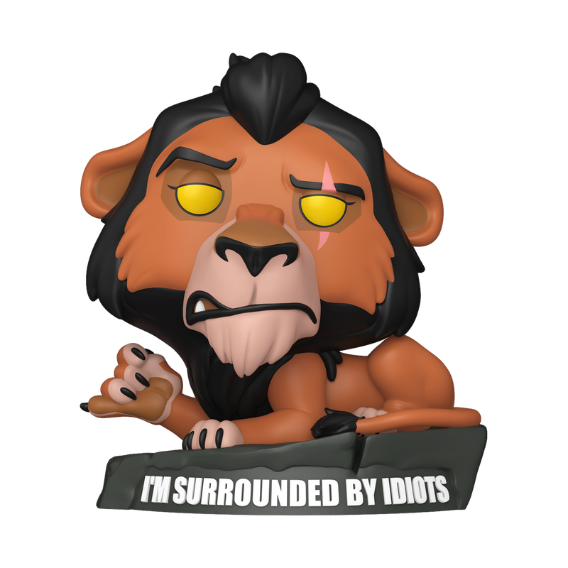 Funko Pop Disney: Meme El Rey Leon - Scar I´m Surrounded by idiots