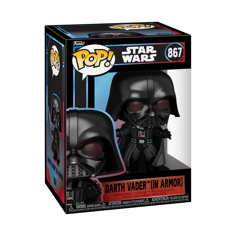 Funko Pop Star Wars: Star Wars - Darth Vader con sable de luz