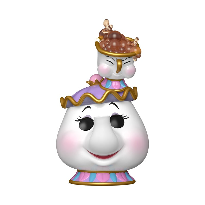 Funko Pop Disney: La Bella y La Bestia - SeÃ±ora Potts con Chip
