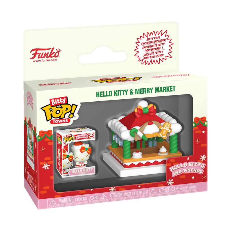 Funko Bitty Pop Town: Hello Kitty Navidad - Merry Market