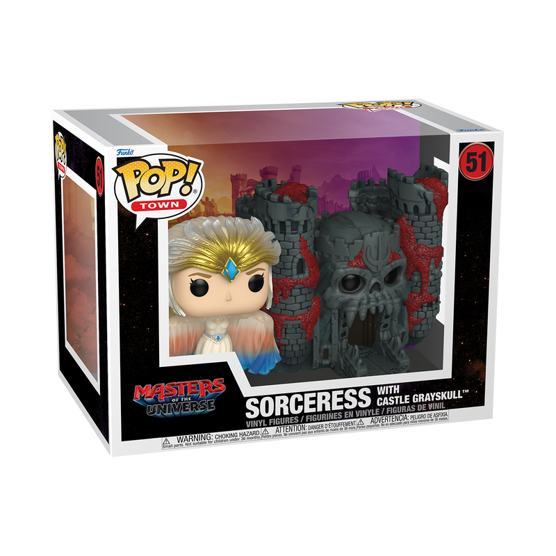 Funko Pop Town: Masters of the Universe - Castillo de Greyskull con Sorceress