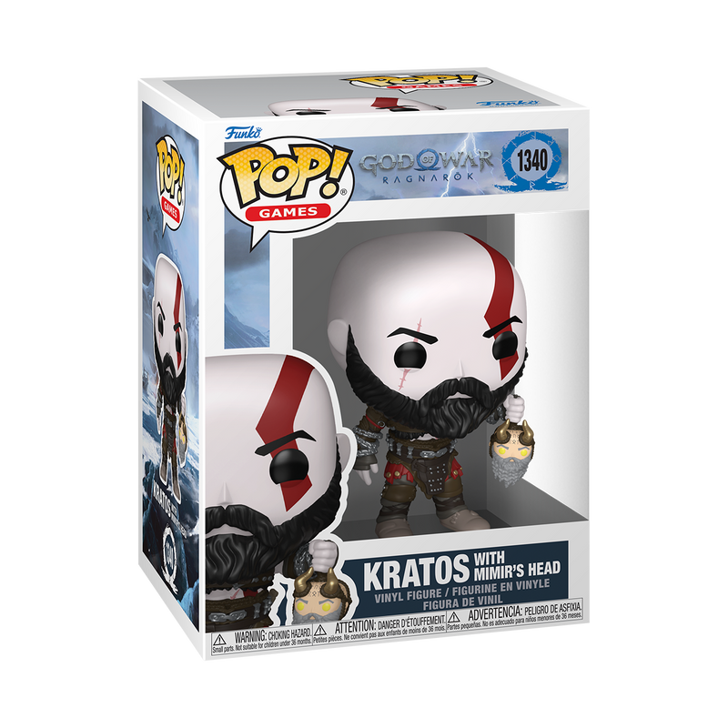 Funko Pop Games: God of War Ragnarok - Kratos con Mimir