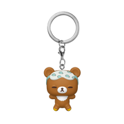 Funko Pop Keychain: Rilakkuma - Chairoikoguma Sleepy Exclusivo