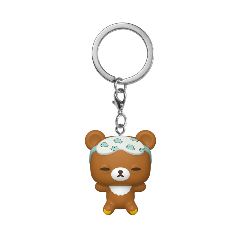 Funko Pop Keychain: Rilakkuma - Chairoikoguma Sleepy Exclusivo