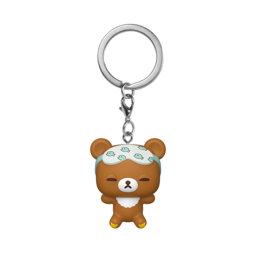 Funko Pop Keychain: Rilakkuma - Chairoikoguma Sleepy Exclusivo