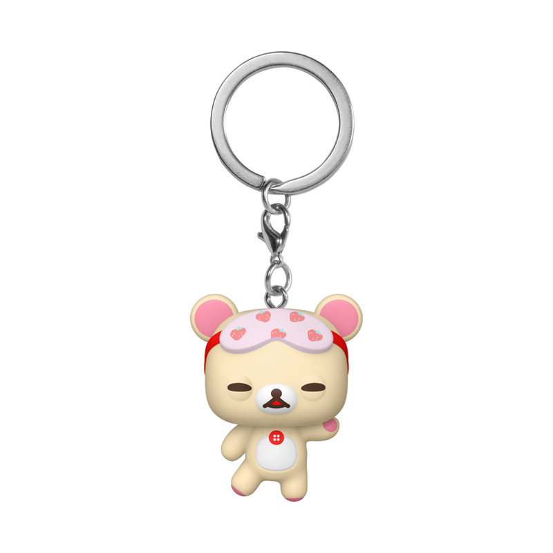Funko Pop Keychain: Rilakkuma - Korilakkuma Sleepy Exclusivo