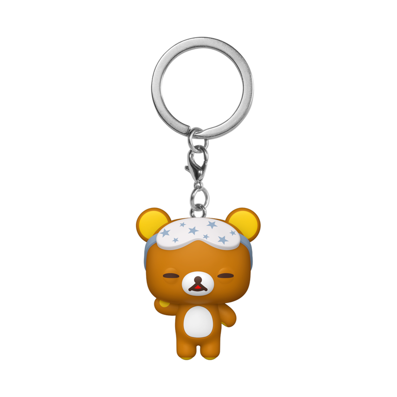 Funko Pop Keychain: Rilakkuma - Rilakkuma Sleepy Exclusivo