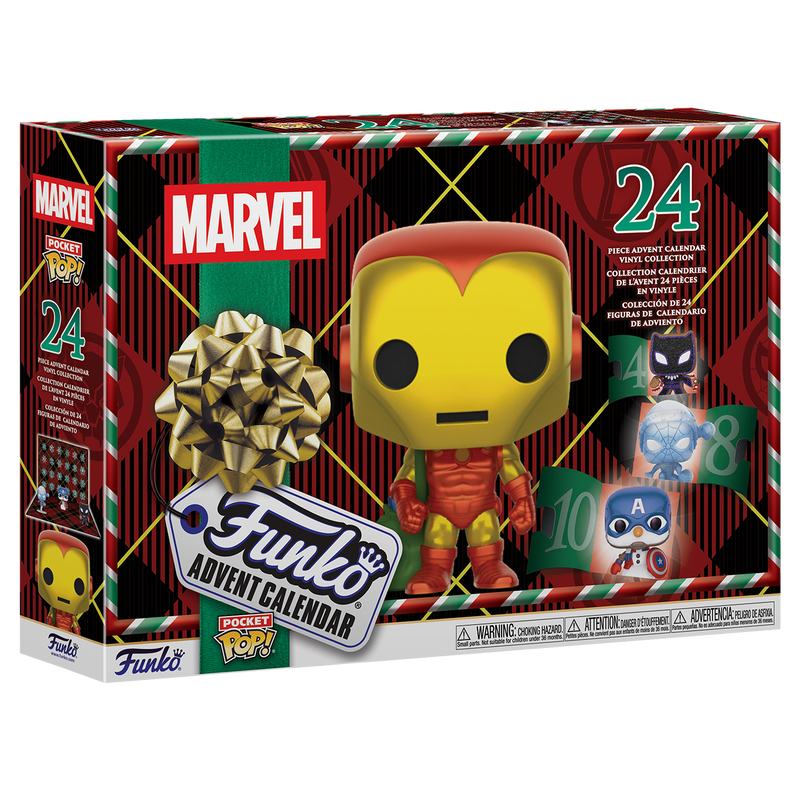 Funko Pop Pocket Countdown Calendar: Marvel - Calendario Navidad 24 dias