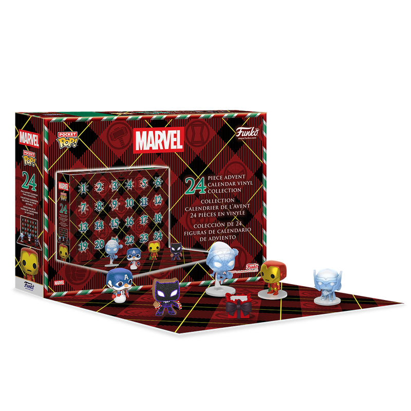 Funko Pop Pocket Countdown Calendar: Marvel - Calendario Navidad 24 dias