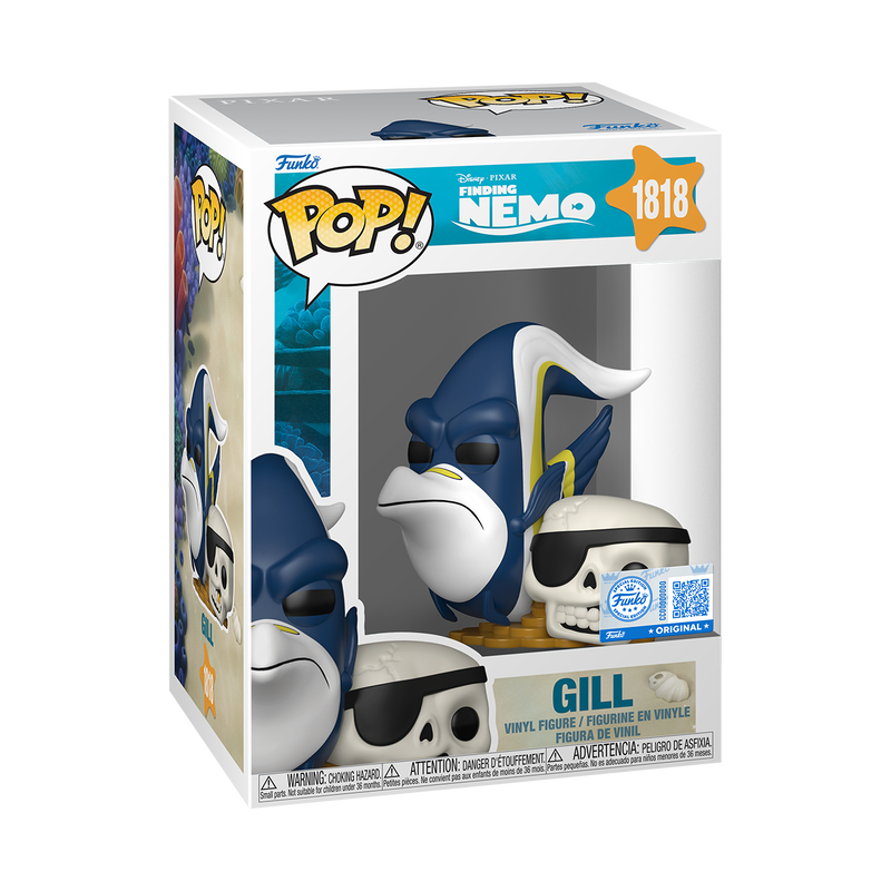 Funko Pop Disney: Buscando a Nemo - Gill Exclusivo