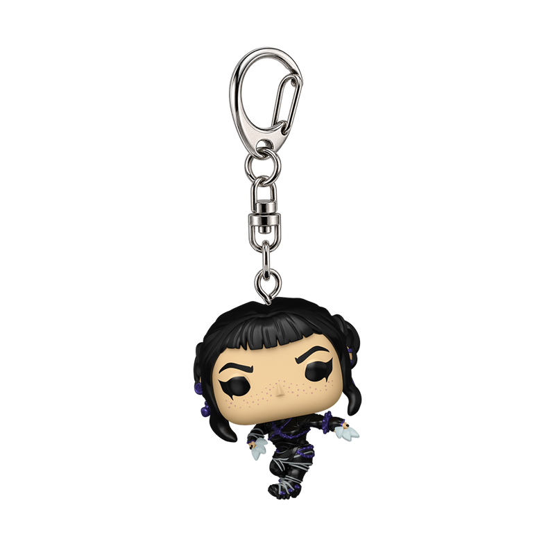 Funko Pop Keychains: K-Pop Demon Hunters - Zoey traje de batalla