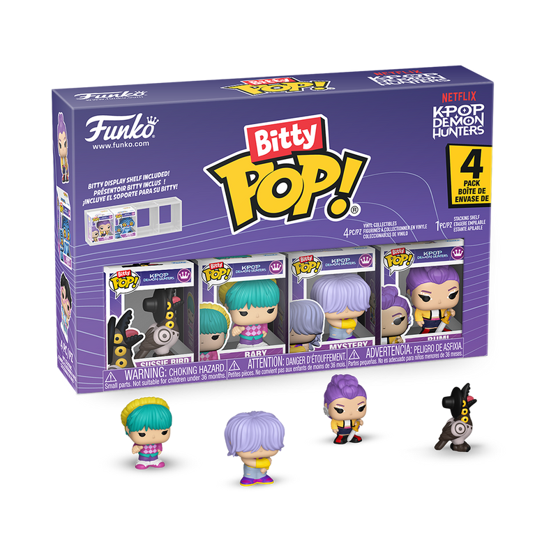 Funko Bitty Pop: K-Pop Demon Hunters - Rumi 4 Pack