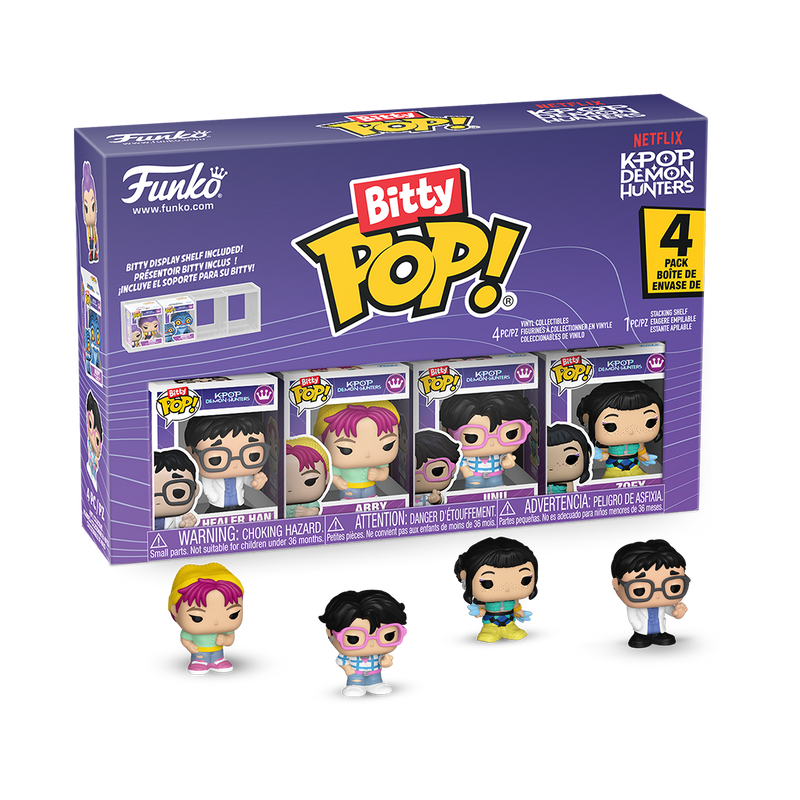 Funko Bitty Pop: K-Pop Demon Hunters - Zoey 4 Pack