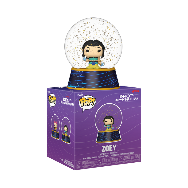 Funko Mini Glitter Globe: K-Pop Demon Hunters - Zoey